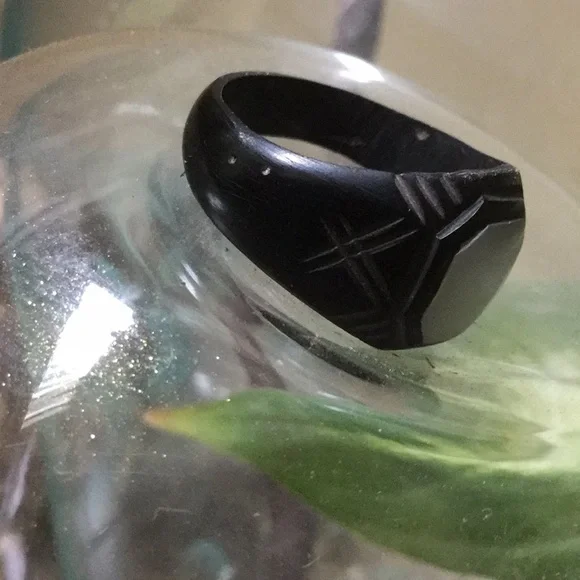 Vintage antique ring family estate collection jewelry boho cowgirl chic Art Deco - Picture 7 of 10